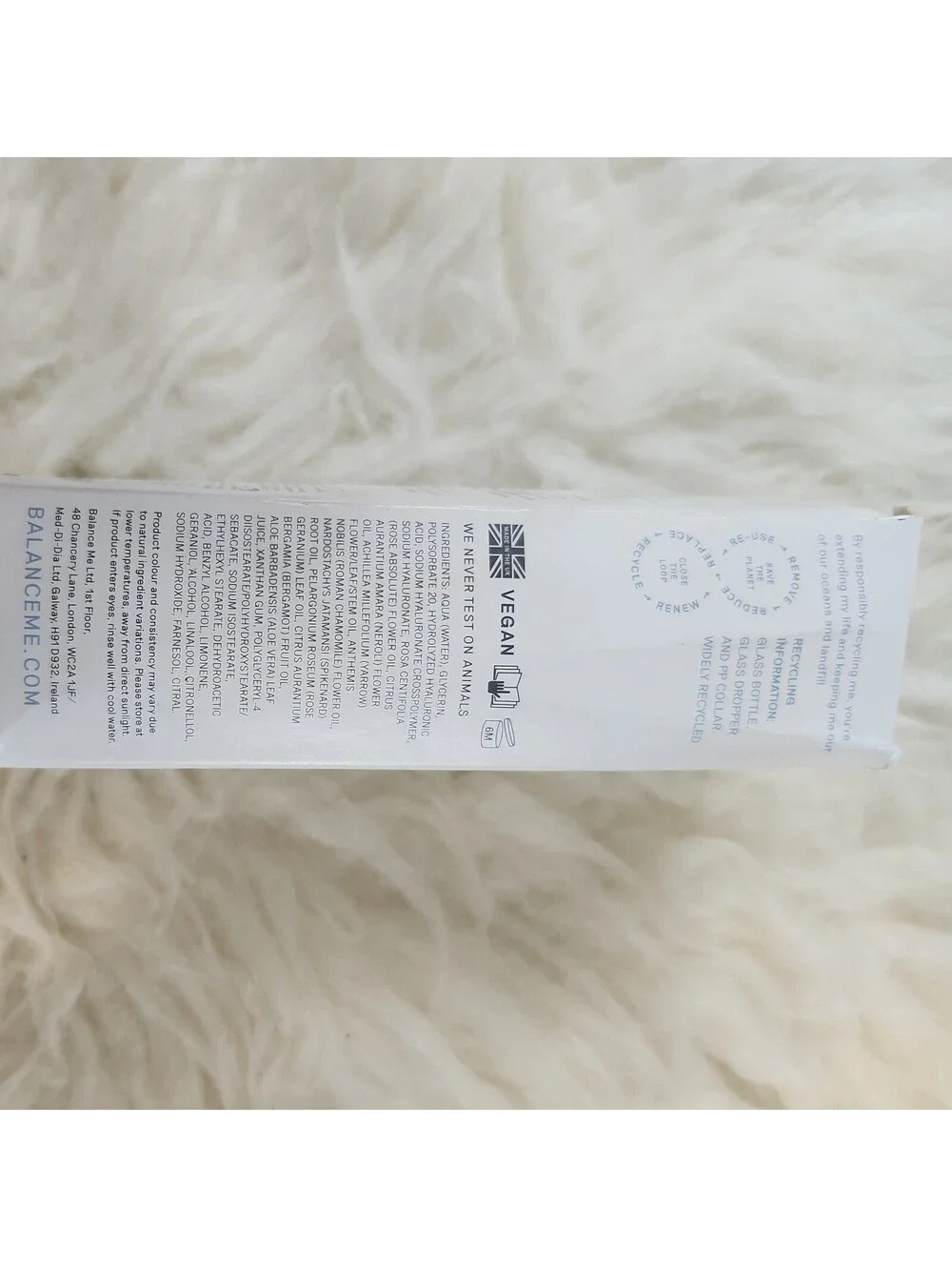 BALANCE ME Tri-Molecular Hyaluronic Serum Full Size 30ml 1.01 fl.oz NIB